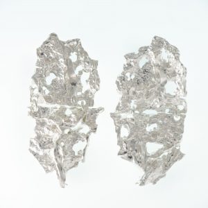Cusidore Earrings. Handmade silver jewellery